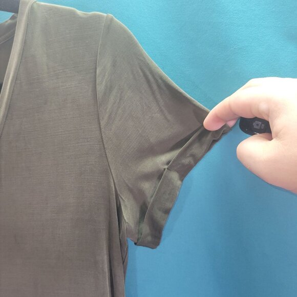 Dolan Left Coast Collection Two-Tone V-Neck Dress S - Picture 5 of 12